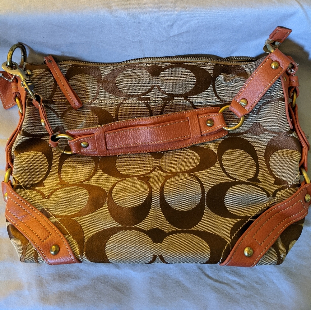 Coach Signature Canvas Carly Bag